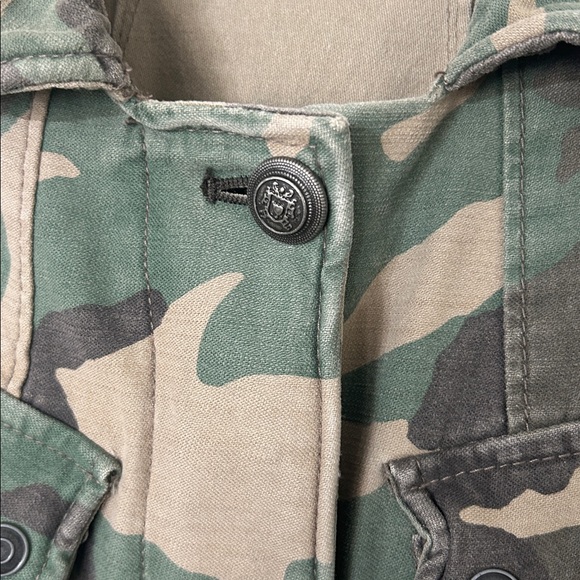 Free People Not Your Brother's Jacket Green Camo size XS - Picture 6 of 11